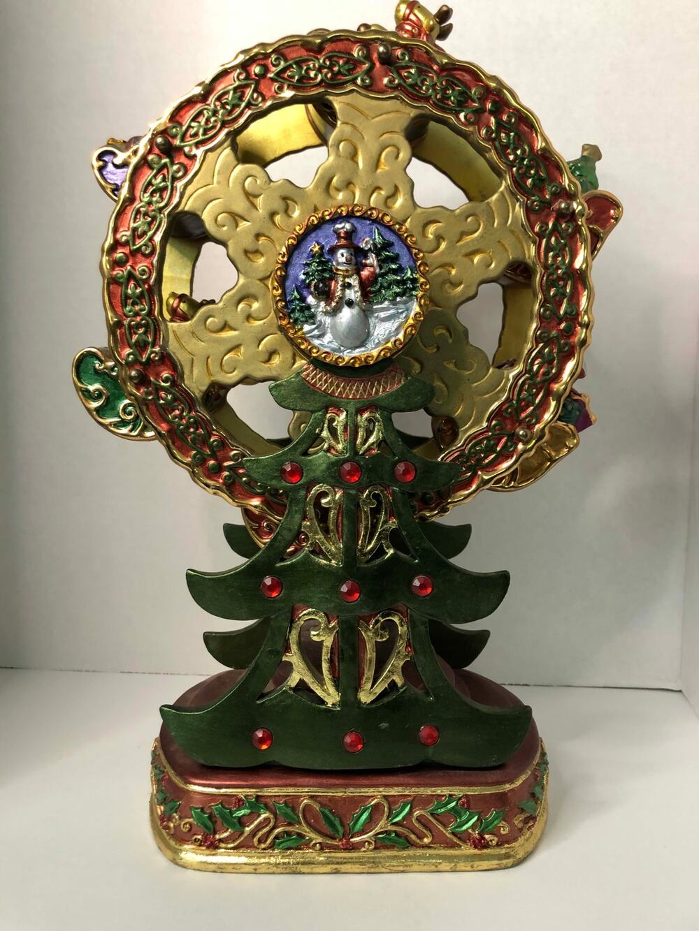 Santa & Snowman Ferris Wheel Decor